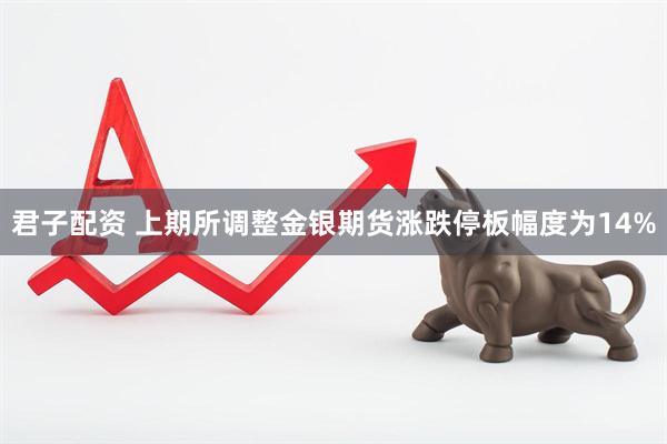 君子配资 上期所调整金银期货涨跌停板幅度为14%