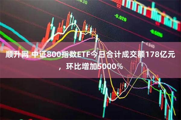 顺升网 中证800指数ETF今日合计成交额178亿元,环比增加5000%