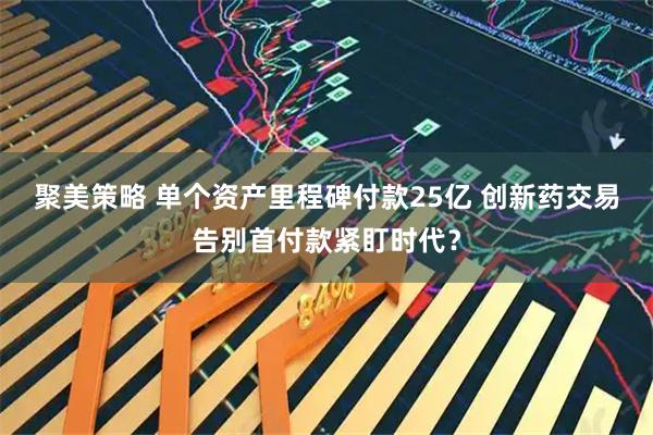 聚美策略 单个资产里程碑付款25亿 创新药交易告别首付款紧盯时代？